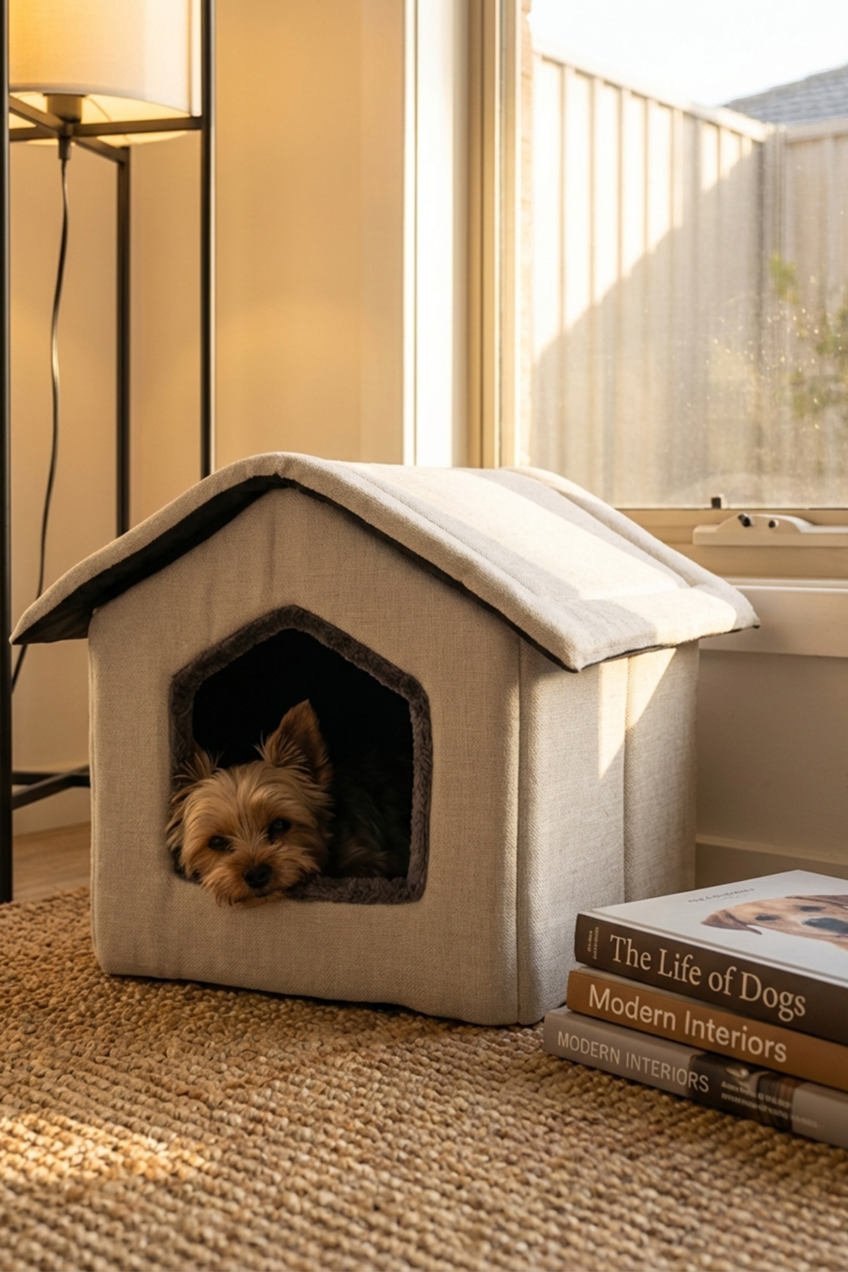 Tinypati ComfyCloud Keten Bej Kedi ve Köpek Yatağı Tinypati ComfyCloud Keten Bej Kedi ve Köpek Yatağı - Görsel 4